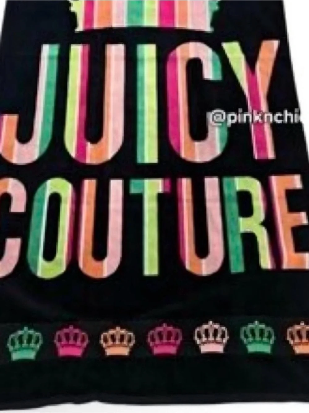 Juicy Couture Beach Towel NWT